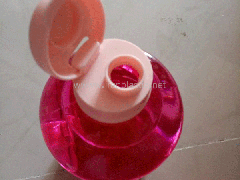 بطری شفاف دسته بغل رنگی مهر