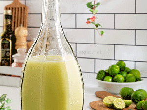 بطری ابغوره بلور و شیشه MVH