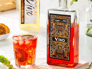 بطری آب بلور وینو شیشه و بلور MVH