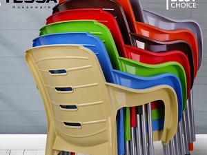 صندلی پلاستیکی پایه فلزی دسته دار تسا پلاستیک 202 .jpg