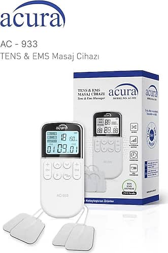 دستگاه تنس آکورا AC-933 ، دو کاناله + 4 پد