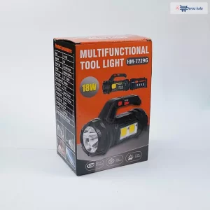 چراغ شارژی و جعبه ابزار مدل Tool light HM-7729G