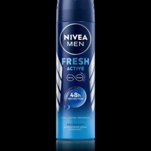 اسپری خوشبوکننده بدن مردانه نیوا مدل فرش اکتیو Nivea Fresh Active