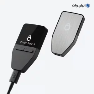 کیف پول ترزور سیف 3 Trezor Safe / کارت گارانتی طلایی 18 ماهه