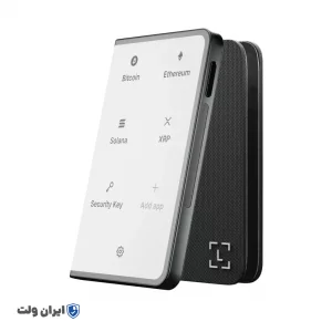 کیف پول سخت افزاری لجر استکس Ledger stax مجهز به کیف اورجیتال مگنتی و کلید ریکاوری لجر (Ledger Recovery Key)