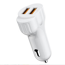 BWOO-CC52 - شارژر فندکی  دو پورت بهمراه کابل Type C