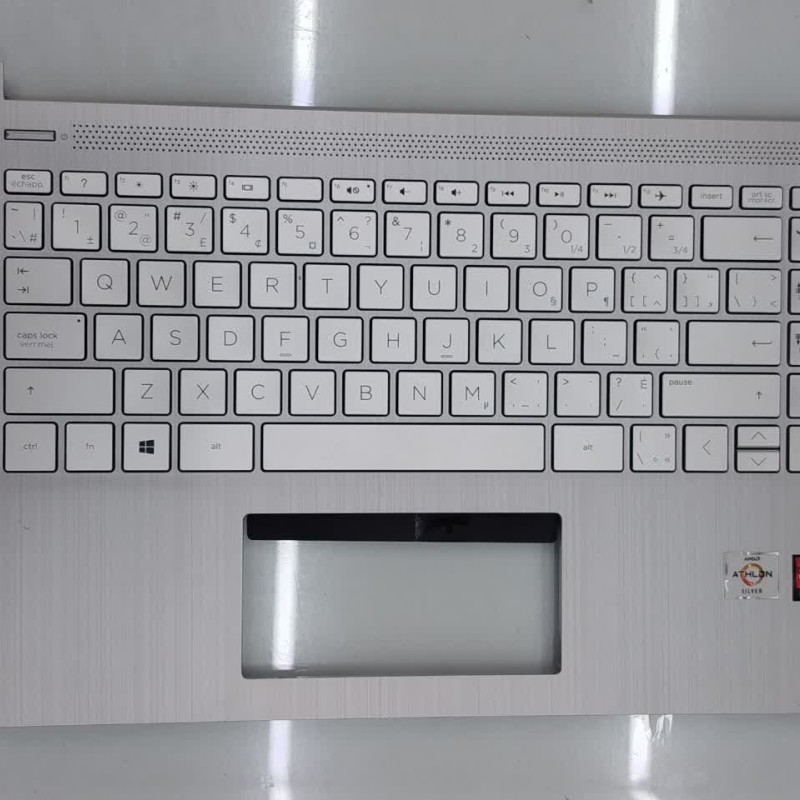 قاب دور کیبرد به همراه کیبرد  لپ تاپ  HP 14FQ-DQ