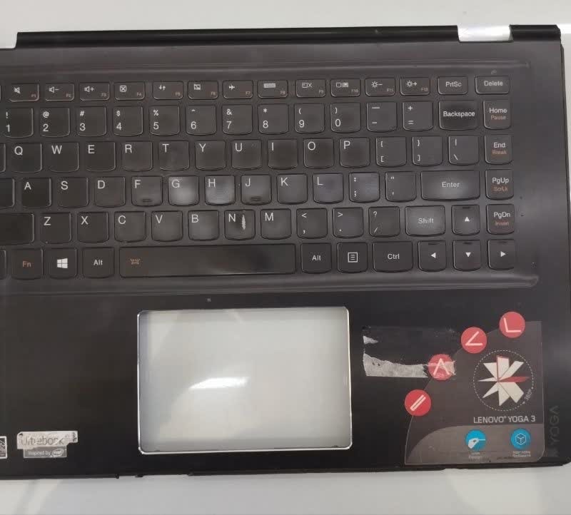 قاب C به همراه کیبورد و بک لایت  لپ تاپ لنوو Yoga 700
