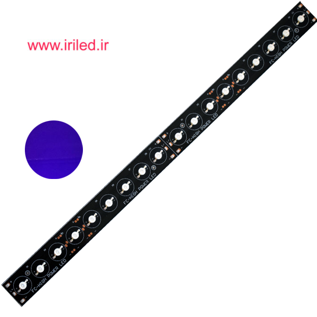 ماژول پاور ال ای دی 18 وات  uv  فرابنفش