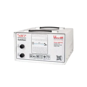 استابیلایزر با محافظ 8000  ولت آمپر سارا .webp