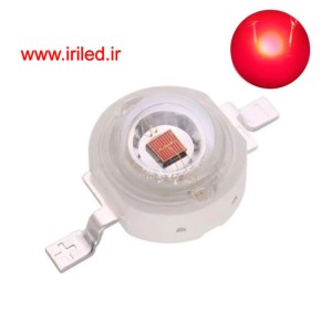 پاور ال ای دی- قرمز سیر-650-660 نانومتر -- 1 وات