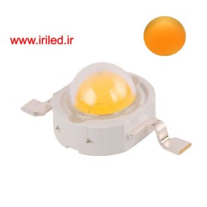 پاور ال ای دی نارنجی پر رنگ 1 وات-1500-1600 کلوین