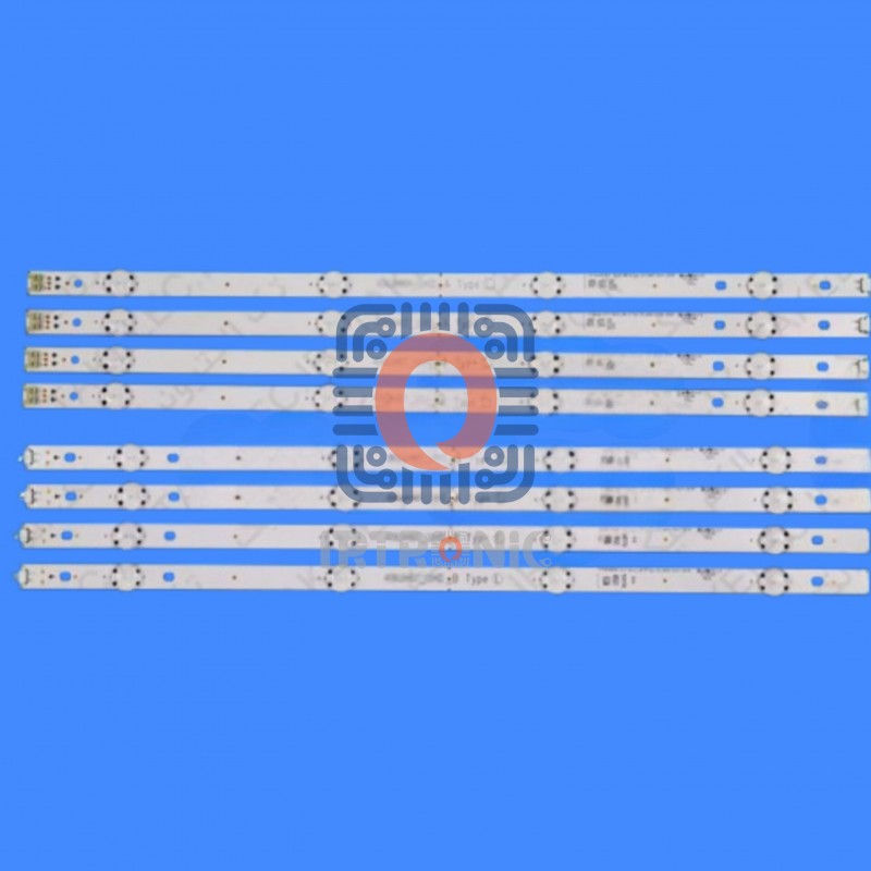 بک لایت تلویزیون  ال جی مدل 49UH61 - 49lh51 - بدون چاک