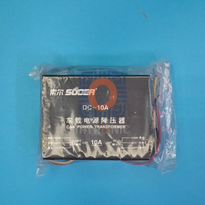 مبدل/اینورتر 24V به SUOER 10A 12V
