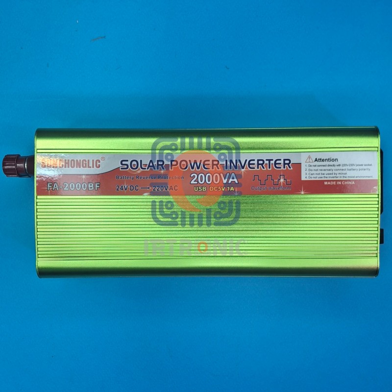 مبدل/اینورتر 24V به SUNCHONGLIC  2000W 220V