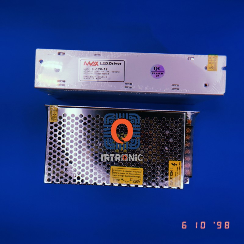 اداپتور صنعتی 12 ولت 10 امپر MAX