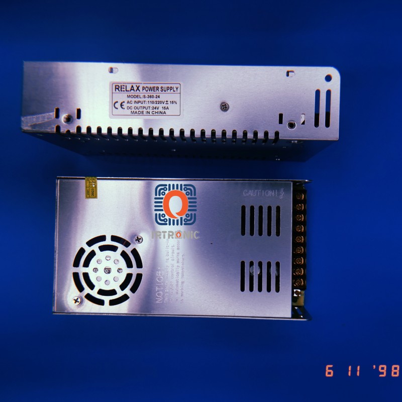 اداپتور صنعتی 24 ولت 15 امپر RELAX