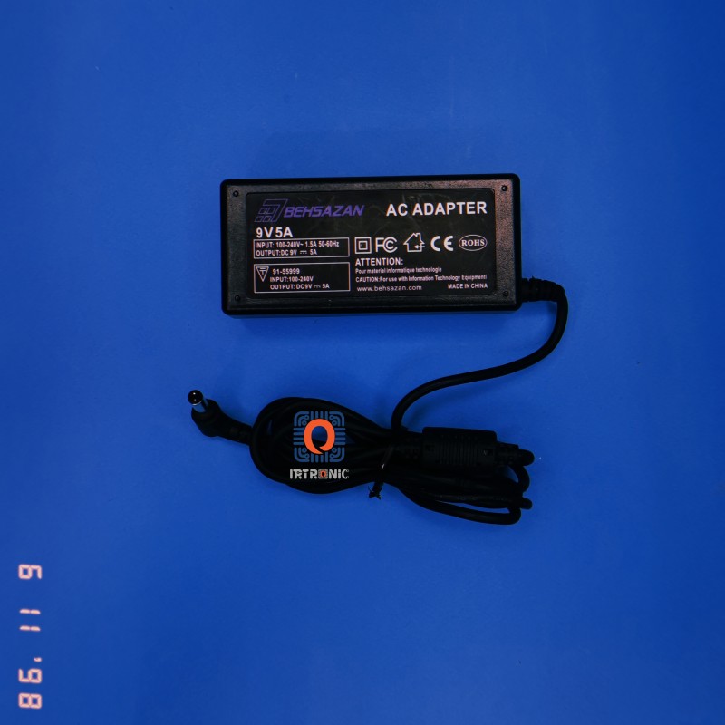 اداپتور 9 ولت 5 امپر BEHSAZAN