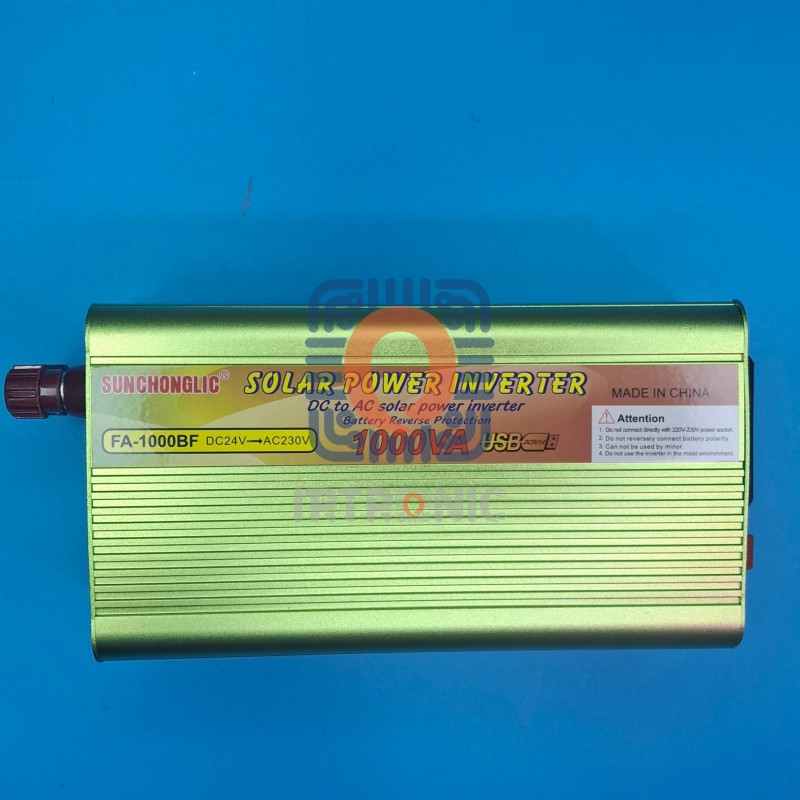 مبدل/اینورتر 24V به SUNCHONGLIC 1000W 220V