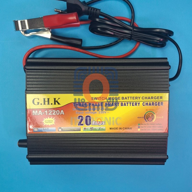 شارژر باتری   G.H.K  12V 20A