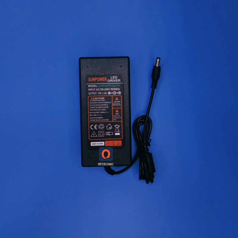 اداپتور 15 ولت 5 امپر SUNPOWER