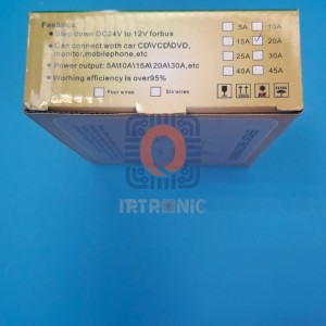 مبدل/اینورتر 24V به GOLDEN FALCON  20A  12V
