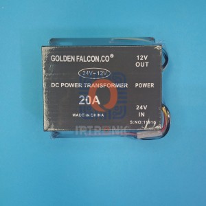 مبدل/اینورتر 24V به GOLDEN FALCON  20A  12V