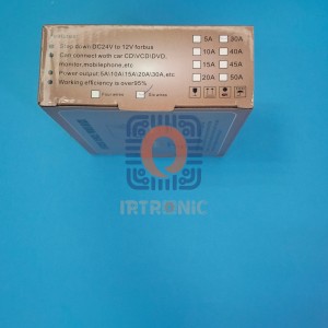 مبدل/اینورتر 24V به GOLDEN FALCON 30A 12V