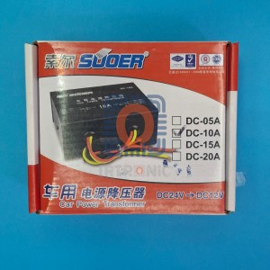 مبدل/اینورتر 24V به SUOER 10A 12V