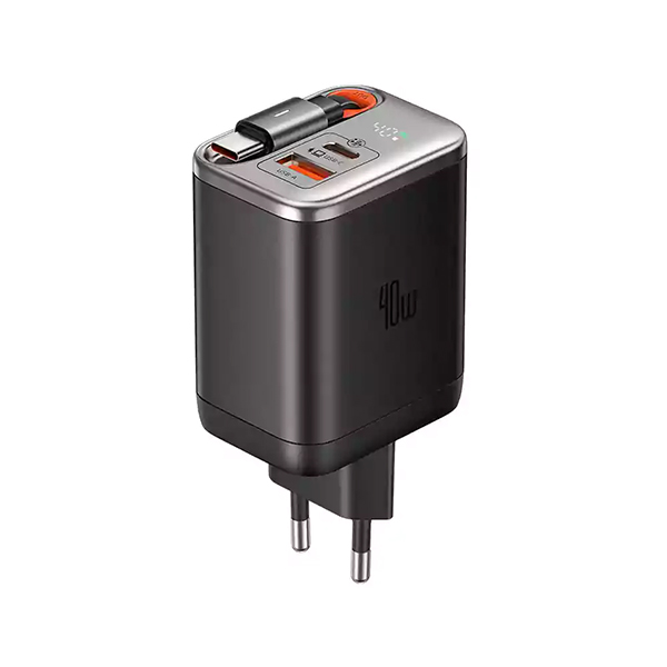 شارژر آداپتور دیواری 2 پورت 40 وات مک دودو CH-428 GaN