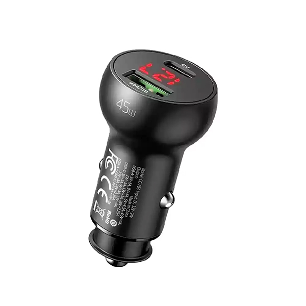 شارژر فندکی 2 پورت 45 وات مک دودو  CC-7030