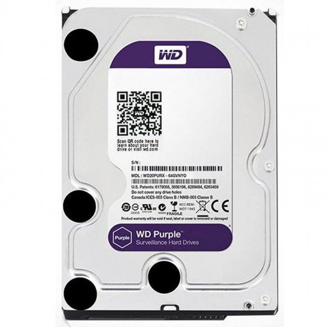 هارددیسک اینترنال وسترن دیجیتال  WD 6TB PURPLE