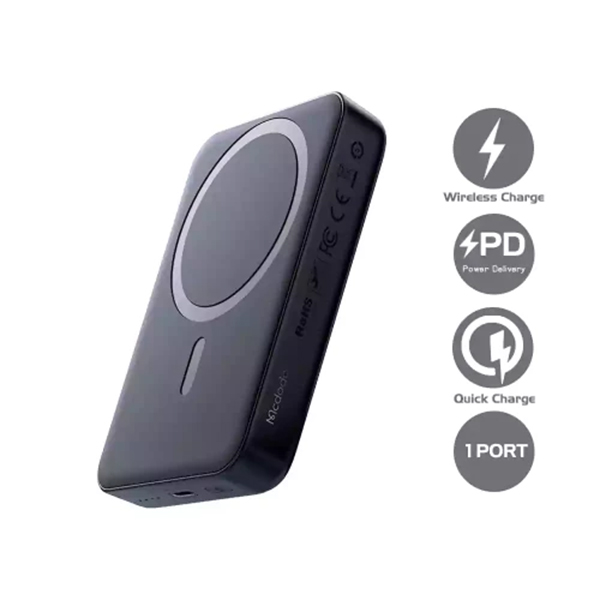 پاوربانک وایرلس مگ سیف 30وات 10000 مک دودو MC-5931