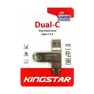 فلش مموری OTG تایپ سی کینگ استار C60 USB3.2 32GB