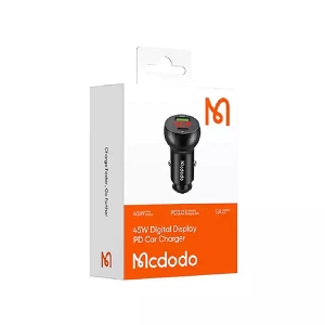 شارژر فندکی 2 پورت 45 وات مک دودو  CC-7030