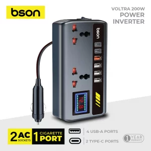 اینورتر بایسون Power Inverter Voltra 200W