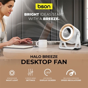 پنکه رومیزی دو منظوره بیسون