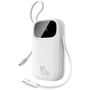 پاوربانک 45 وات بیسوس EnerFill Qpow 3 FC31  20K سفید