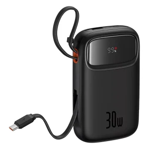 پاوربانک 30 وات بیسوس 20 هزار وات P10055009313 QPow2  مشکی