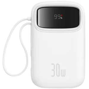 پاوربانک 30 وات بیسوس 20 هزار وات P10055009313 QPow2  سفید