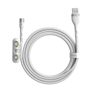 کابل تبدیل USB به USB-C/microUSB-لایتنینگ 1 متری بیسوس CA1T3-AG1