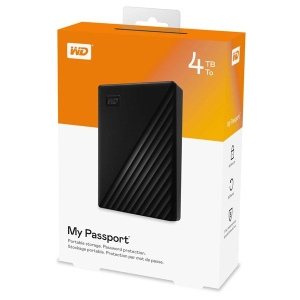 هارد اکسترنال وسترن دیجیتال مدل My Passport WDBYvg0020BBK-WESN ظرفیت 4 ترابایت