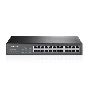 سوییچ 24 پورت مگابیتی و رکمونت تی پی-لینک مدل TL-SF1024D
