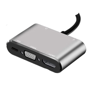 هاب 5 پورت Type-C مدل Type-C to HDMI VGA 5 in 1