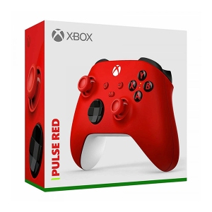 دسته بازی بی سیم مایکروسافت مدل Xbox Controller Pulse Red