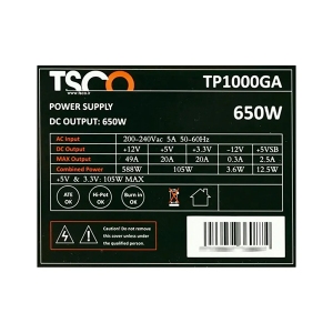 Tsco Case Power Gaming TP1000GA