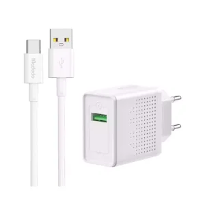 شارژر دیواری مک دودو مدل Gan 5 PRO CH-1542 به همراه کابل تبدیل USB-C