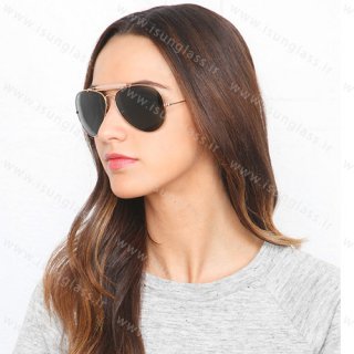 عینک ریبن ray-ban Outdoorsman فریم طلایی