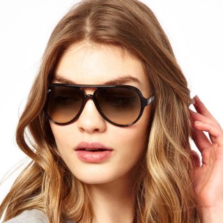 عینک آفتابی  Ray-Ban Black Plastic Aviato