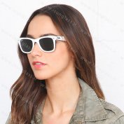 عینک آفتابی ری بن ویفری سفید wayfarer